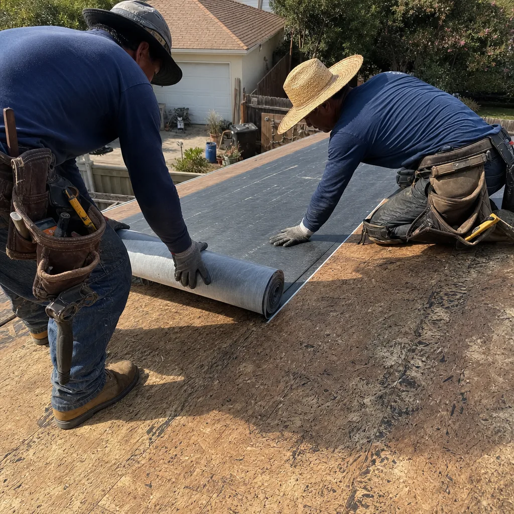 Roof Replacement in Pedley
