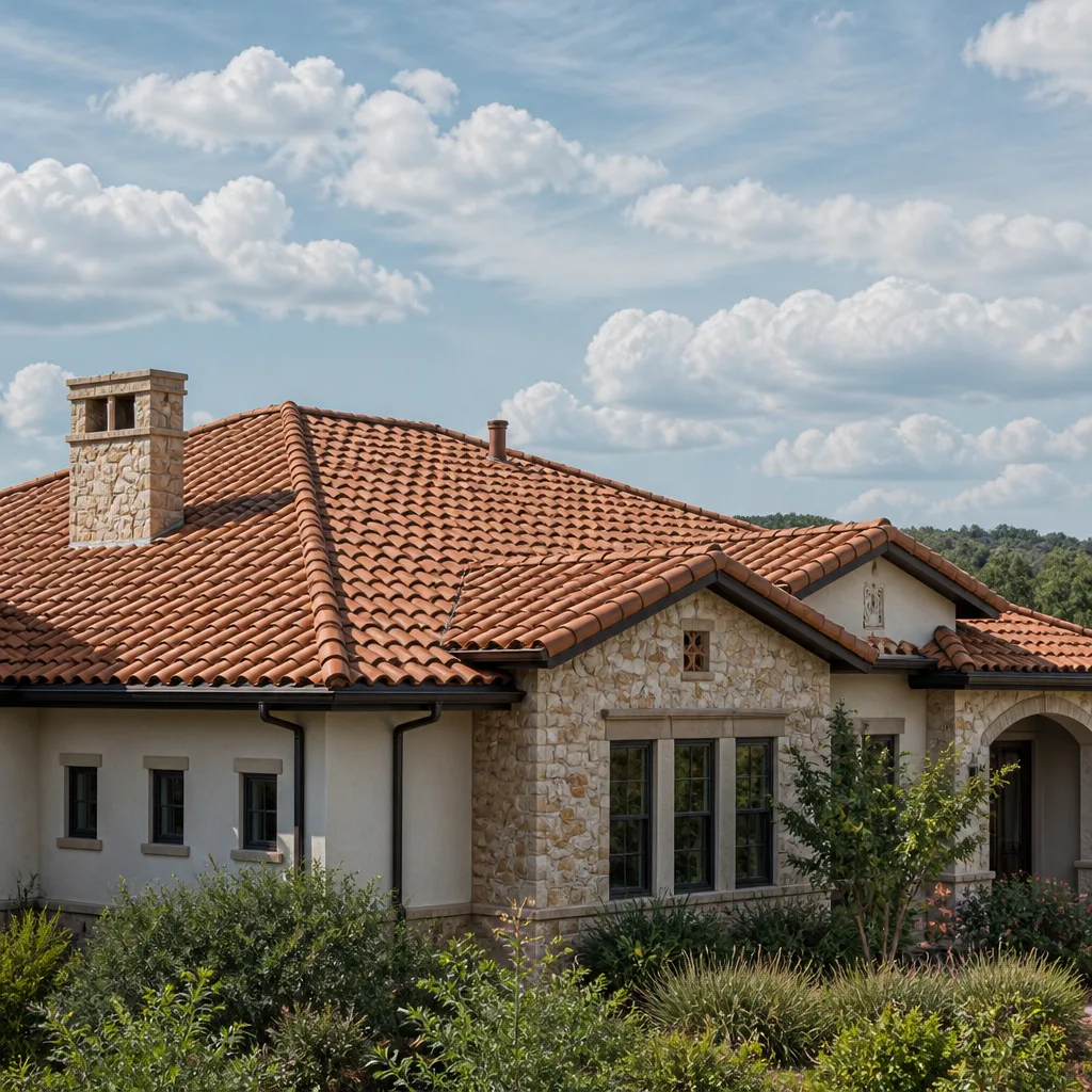 Tile roofing